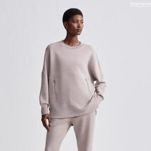 Varley Paige Longline Sweat Sweatshirt Pullover Size XS